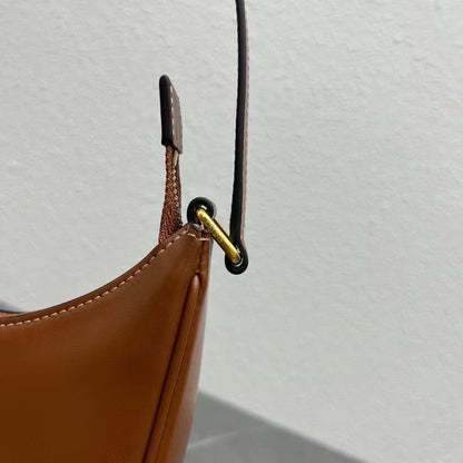 Celine 2026 Ava Bag 23cm Brown Calfskin 283606