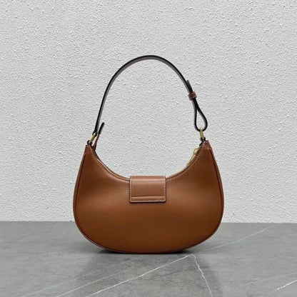 Celine 2026 Ava Bag 23cm Brown Calfskin 283606