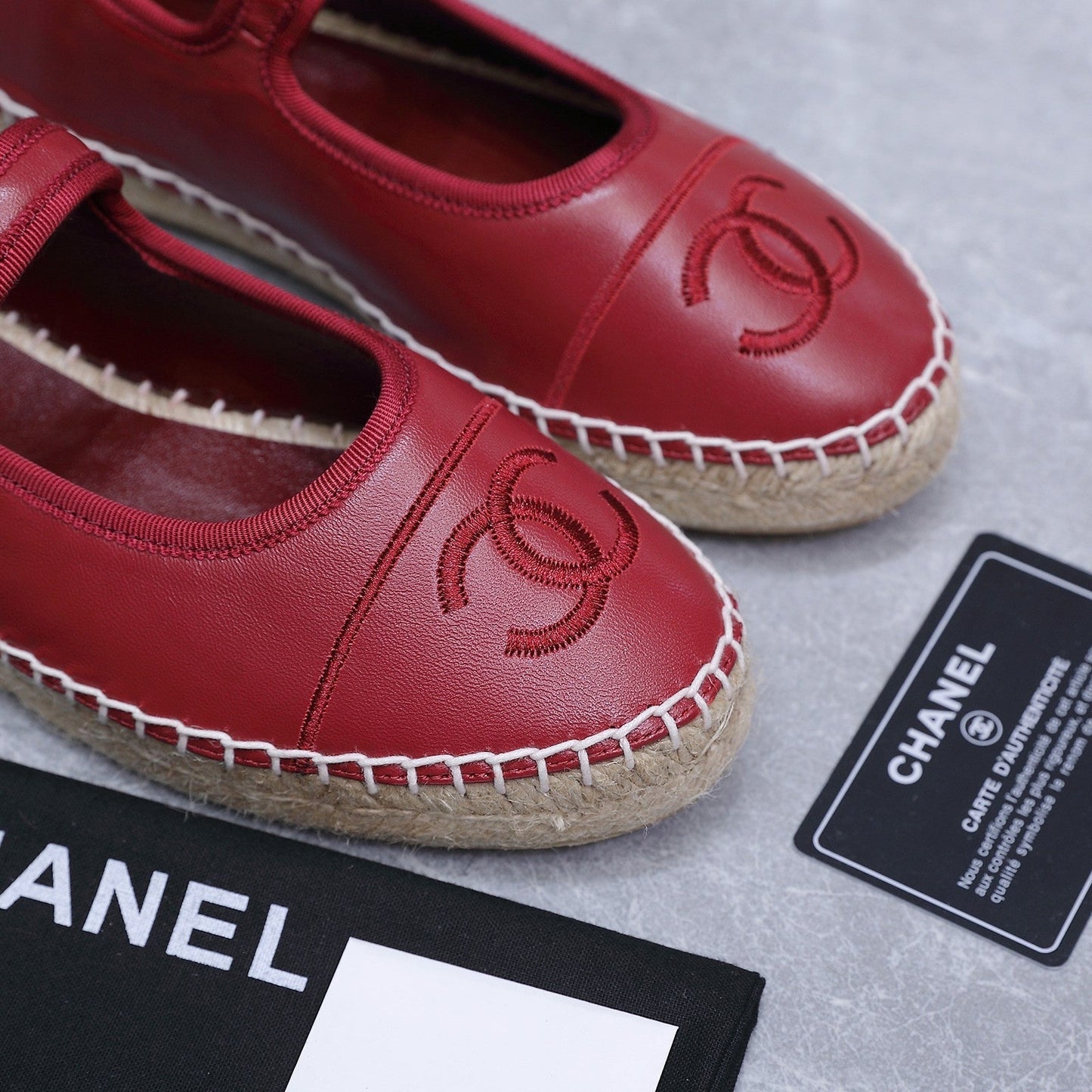 Chanel 2026 Mary Jane Shoes Red Sheepskin 758386