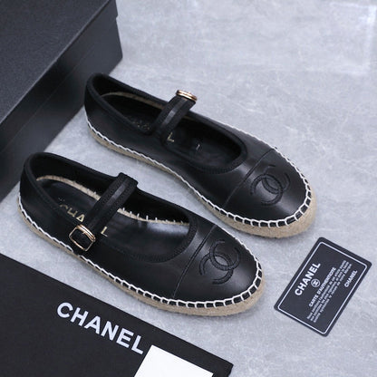 Chanel 2026 Mary Jane Shoes Black Sheepskin 758387
