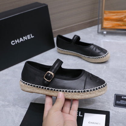 Chanel 2026 Mary Jane Shoes Black Sheepskin 758387