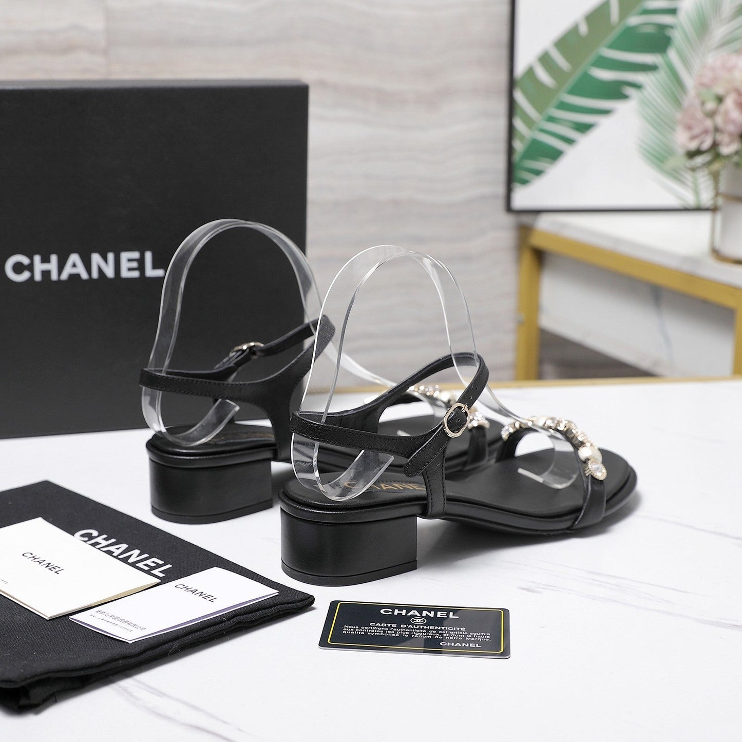 Chanel 2026 Sandals 25mm Cowhide 758397