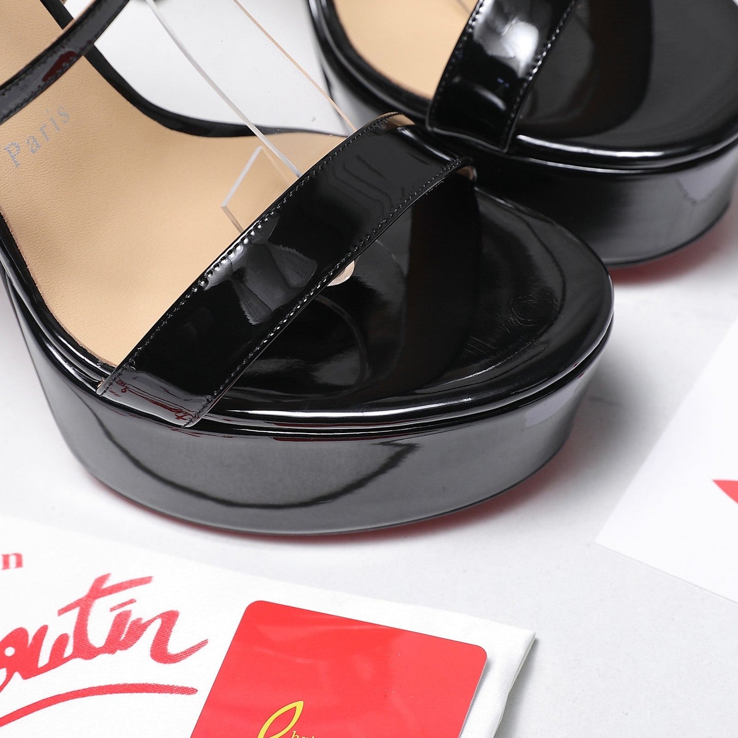 CL Platform Sandal Patent Leather 864014