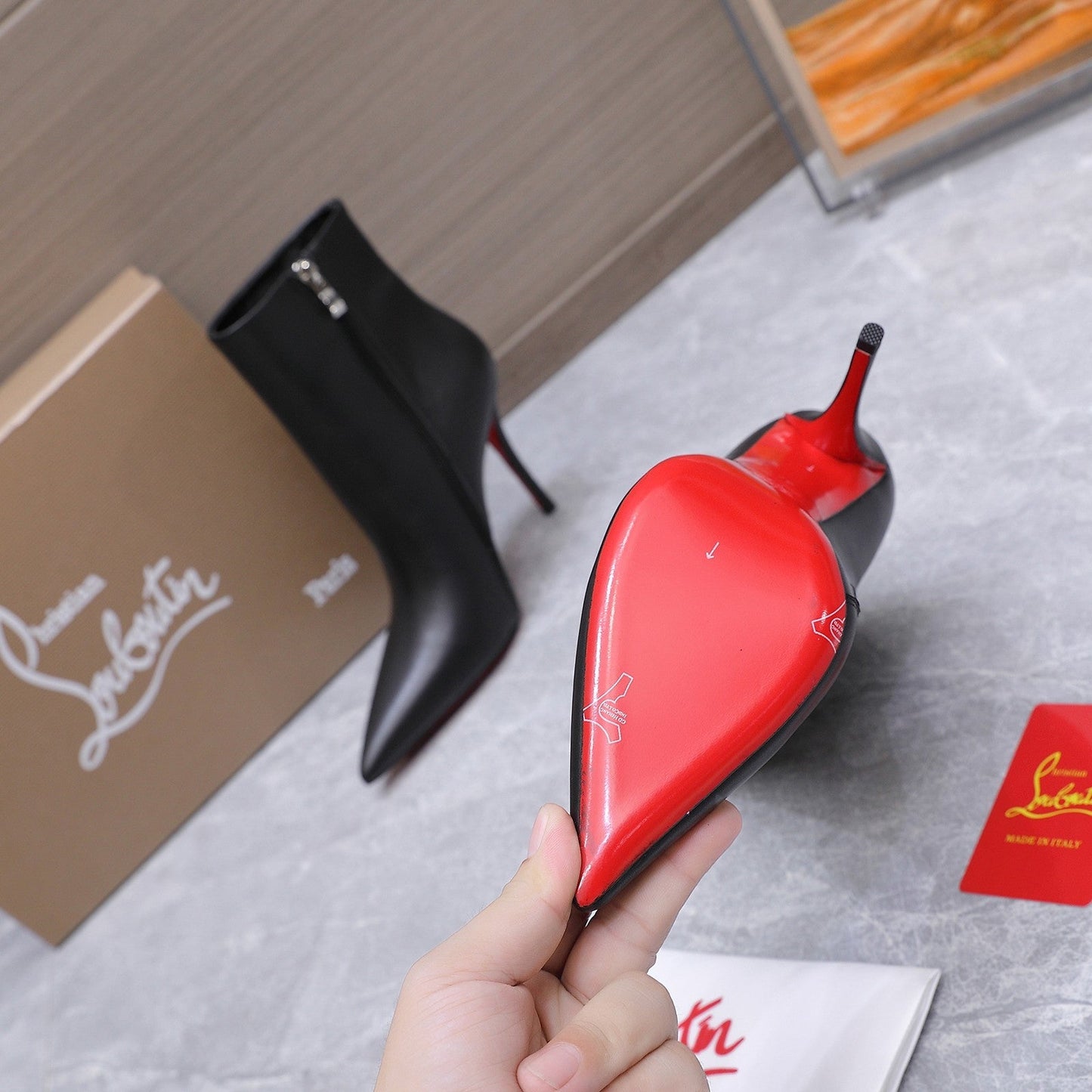 Christian Louboutin Kondora So Kate Boot Calfskin 863888