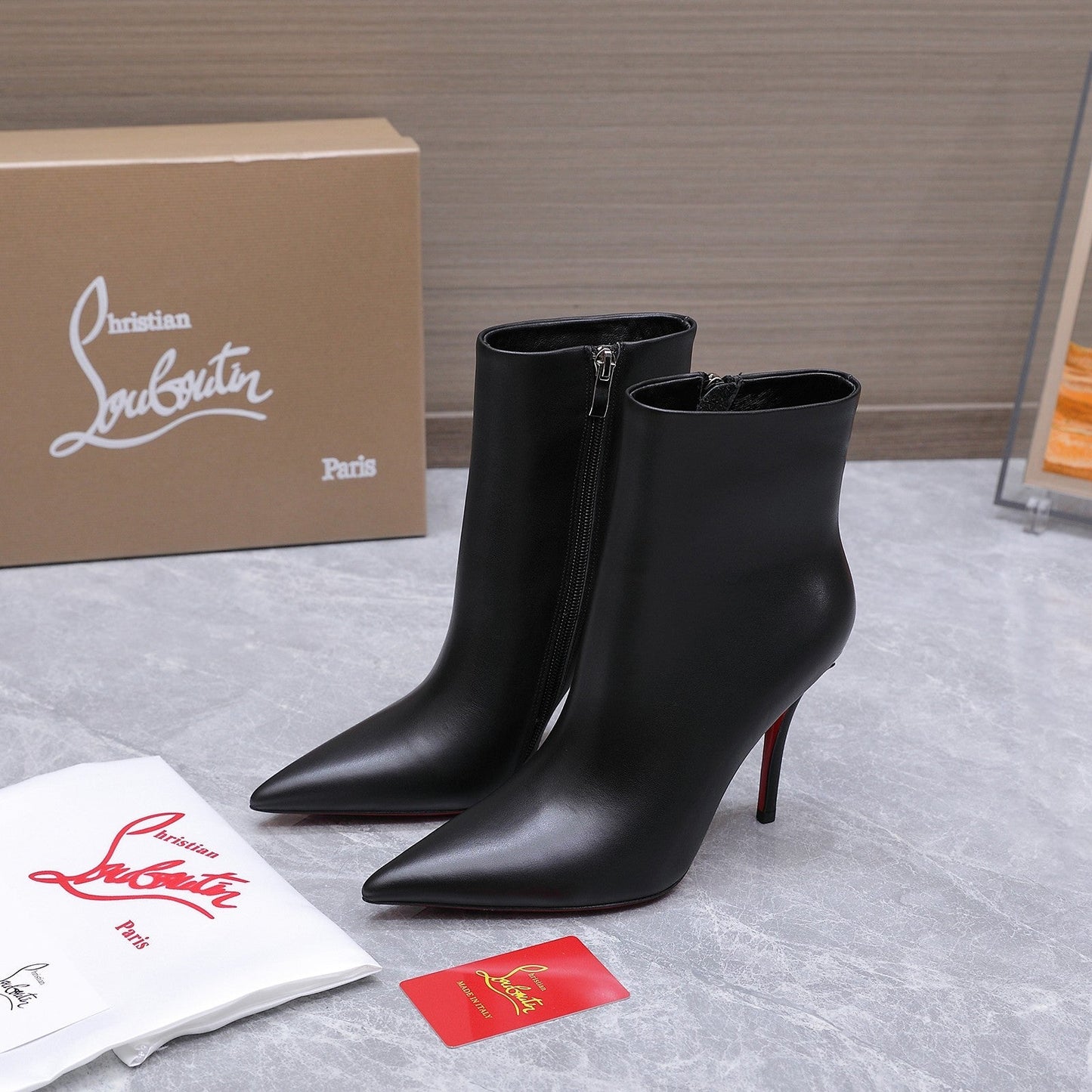 Christian Louboutin Kondora So Kate Boot Calfskin 863888
