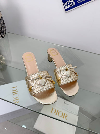 Dior 2026 Sandal 45mm Metallic Leather 844877
