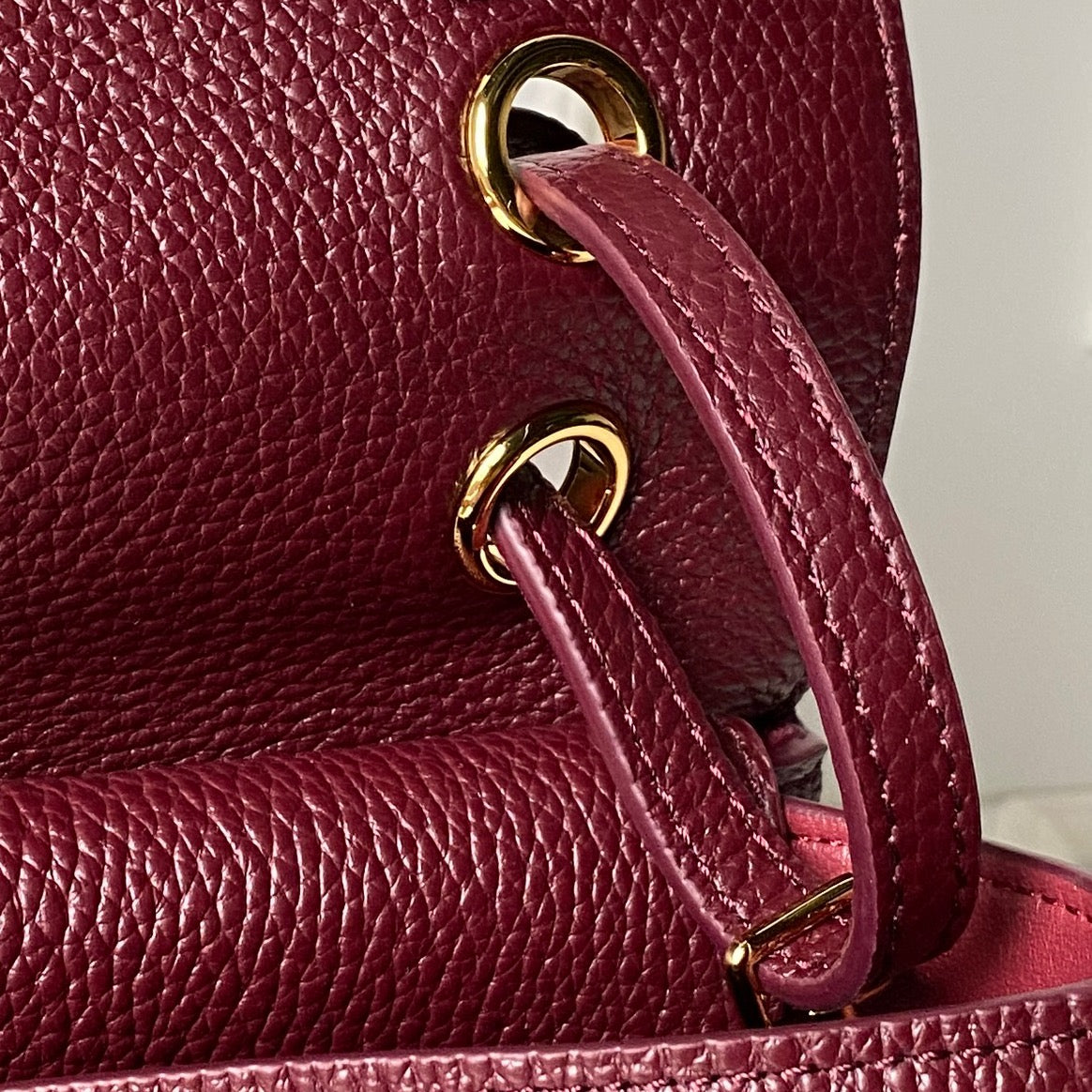 Chanel 2026 Maxi Bag 32cm Burgundy Calfskin Gold Hardware