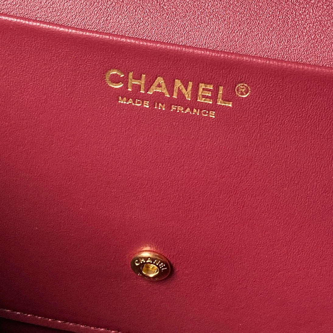 Chanel 2026 Maxi Bag 32cm Burgundy Calfskin Gold Hardware