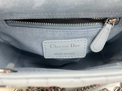 Dior 2026 Bird Rose Design Lady Dior Bag Lambskin