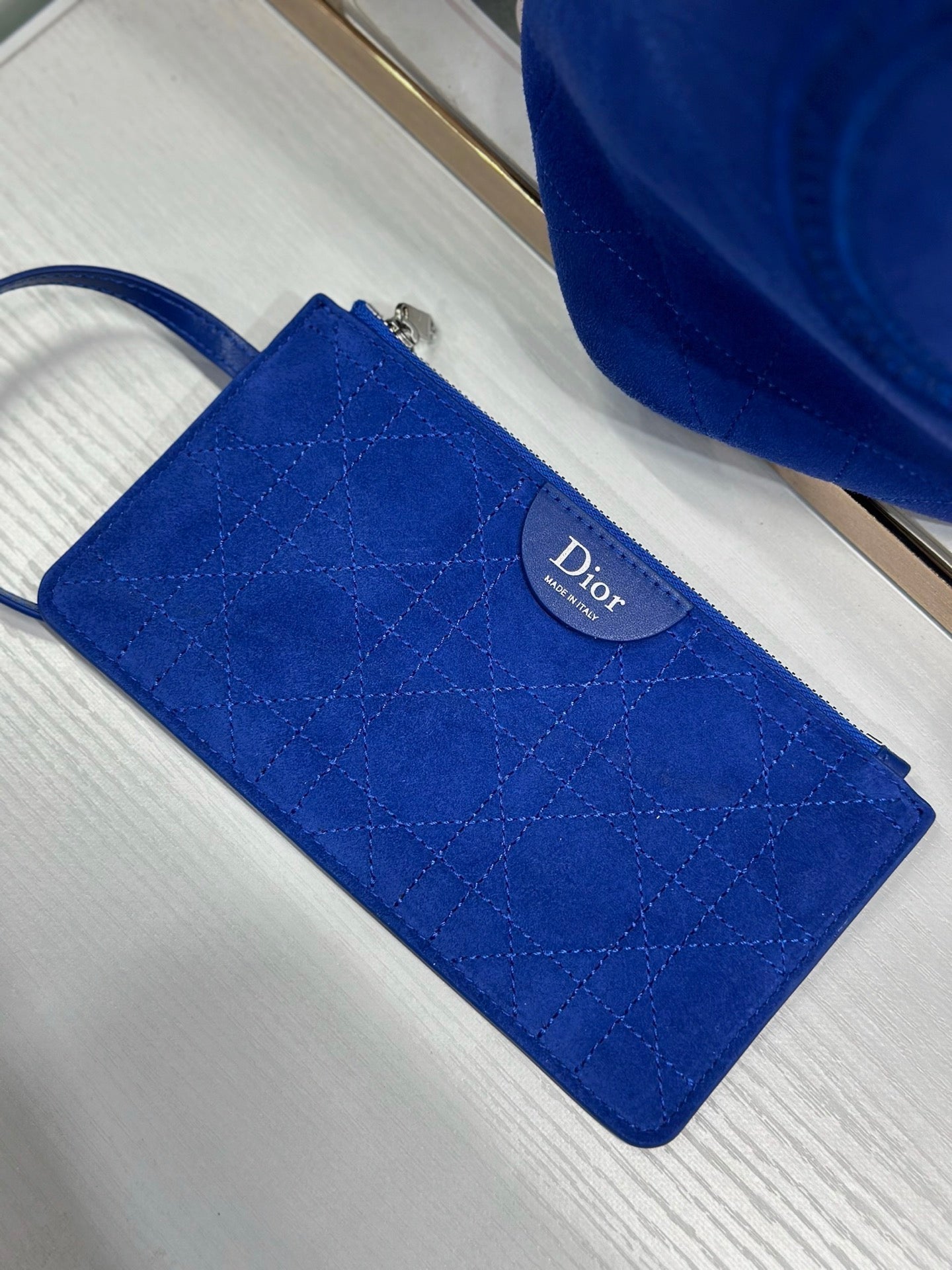 Dior 2026 Medaillon Bucket Bag Suede and Leather 159057