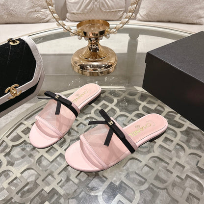 CC 26s Chunky Heel Sandals Light Pink Mesh Sheepskin 627067