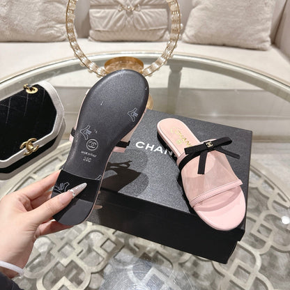 CC 26s Chunky Heel Sandals Light Pink Mesh Sheepskin 627067