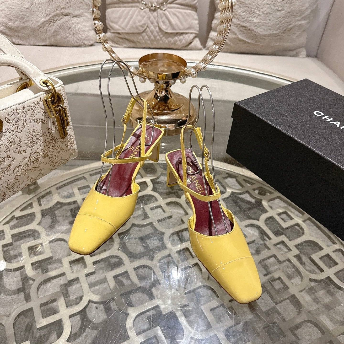 Chanel 2026 Mary Jane Sandals Leather Sheepskin 834483