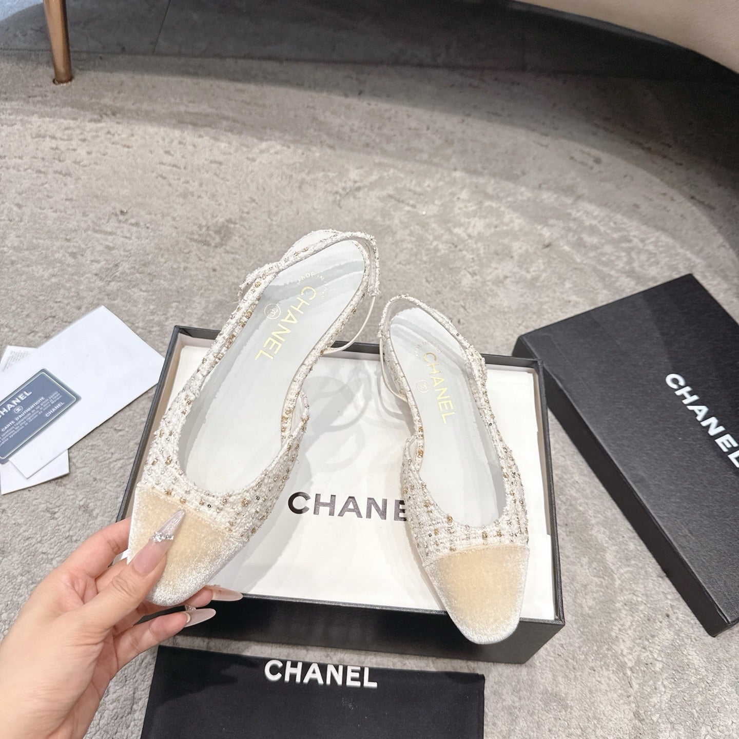 Chanel 2026 Flat Sandals Sheepskin 826287