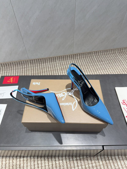 CL 26SS Slingback 100 Blue Patent Leather 613986