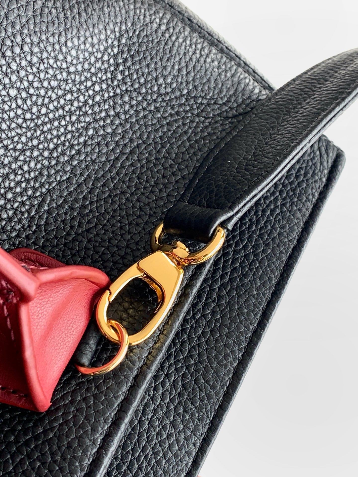 Chanel 2026 Shopping Bag Black mix Burgundy Calfskin
