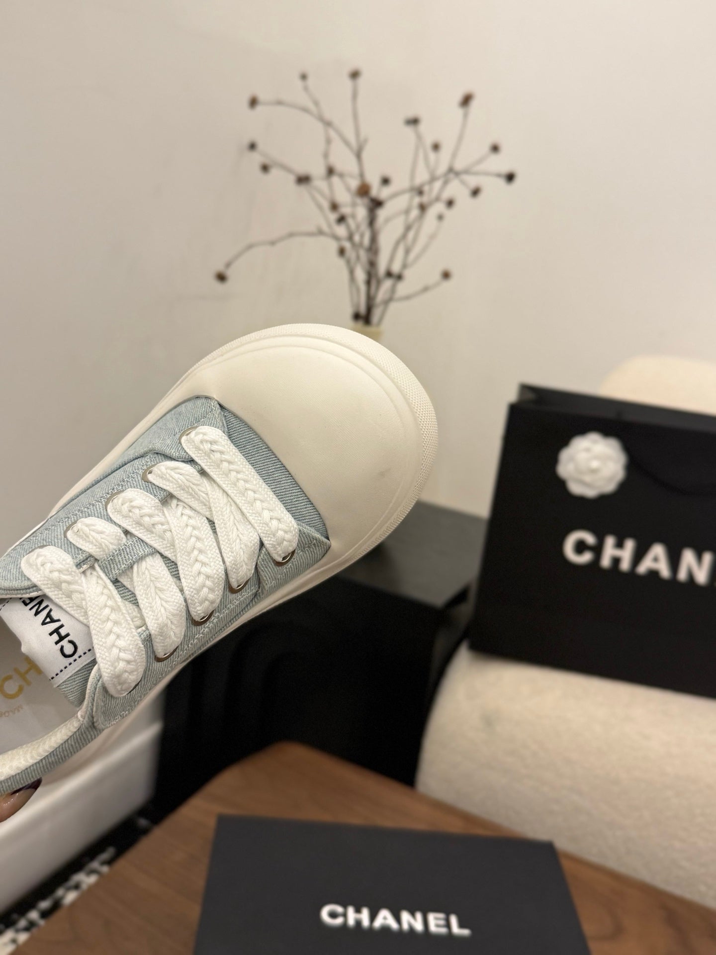 CC 26s Casual Sneaker Baby Blue White Canvas Leather 183594