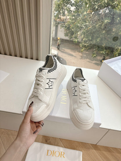 CD 26s Sneaker 45 White Canvas Cowhide 648334