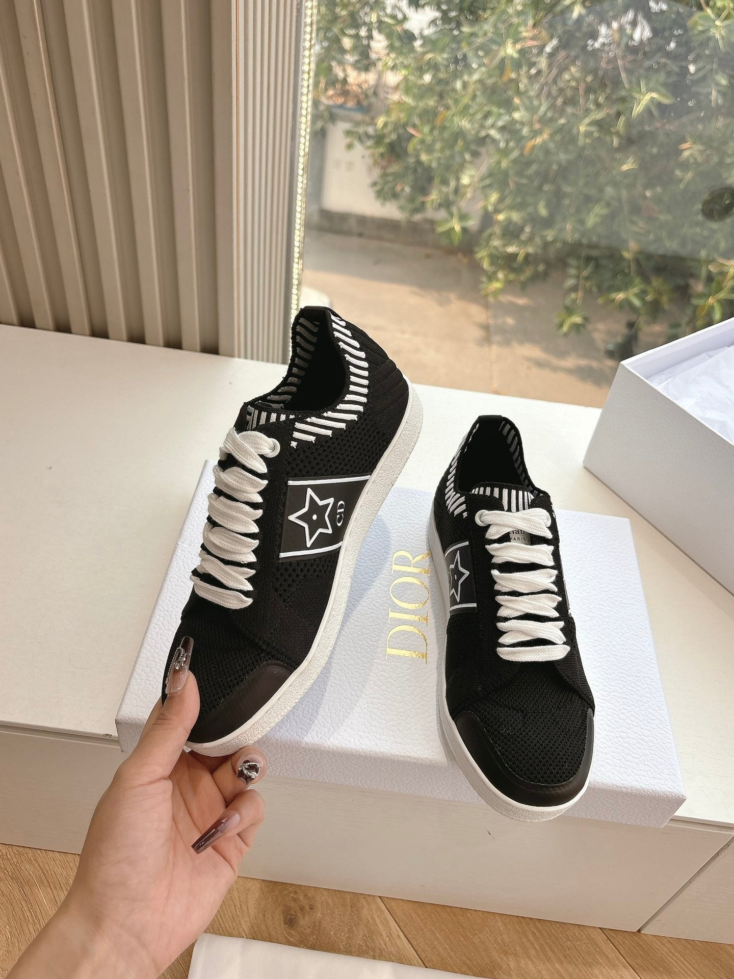 CD 26s Sneaker Black Cowhide 648335