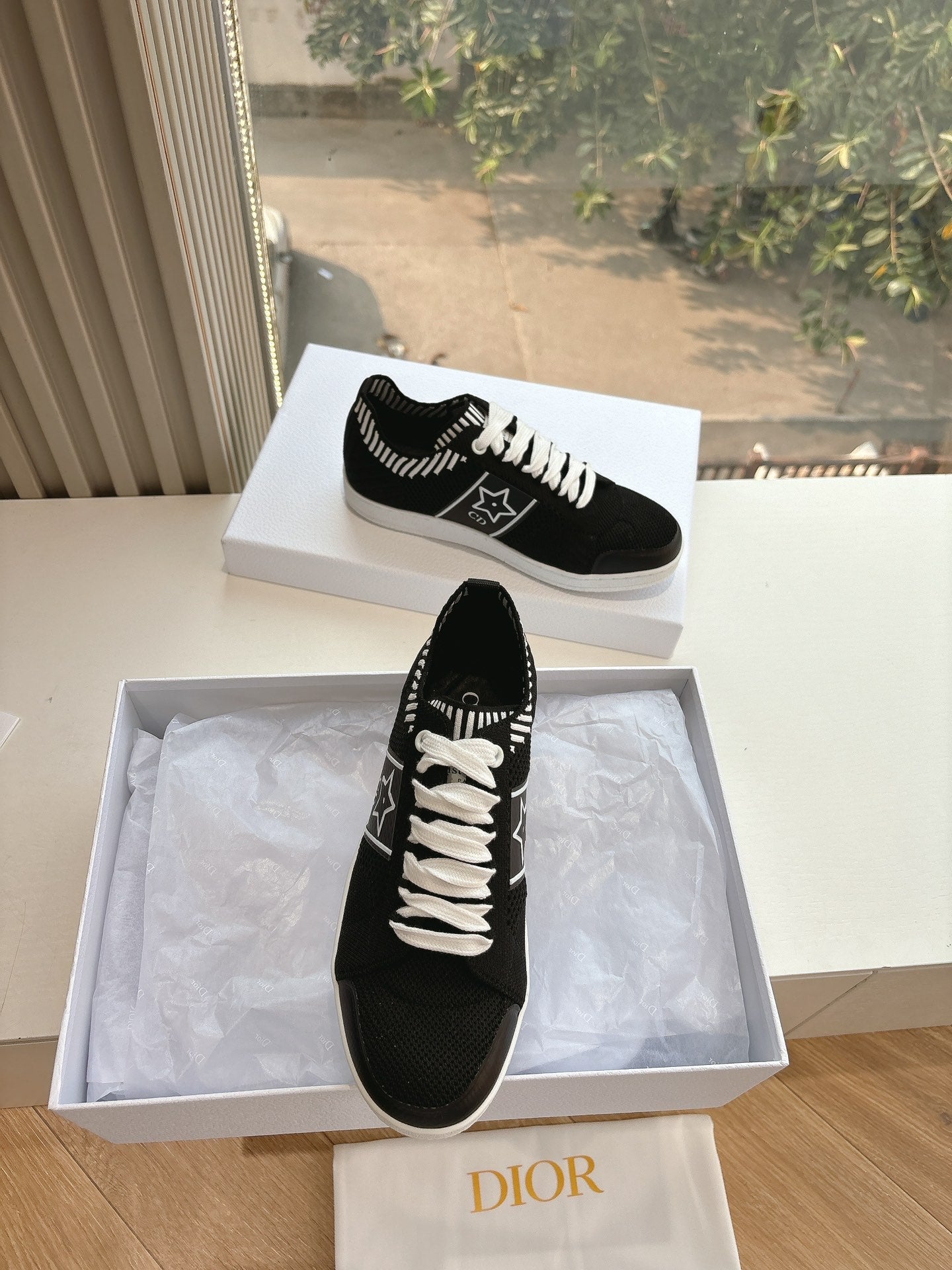 CD 26s Sneaker Black Cowhide 648335