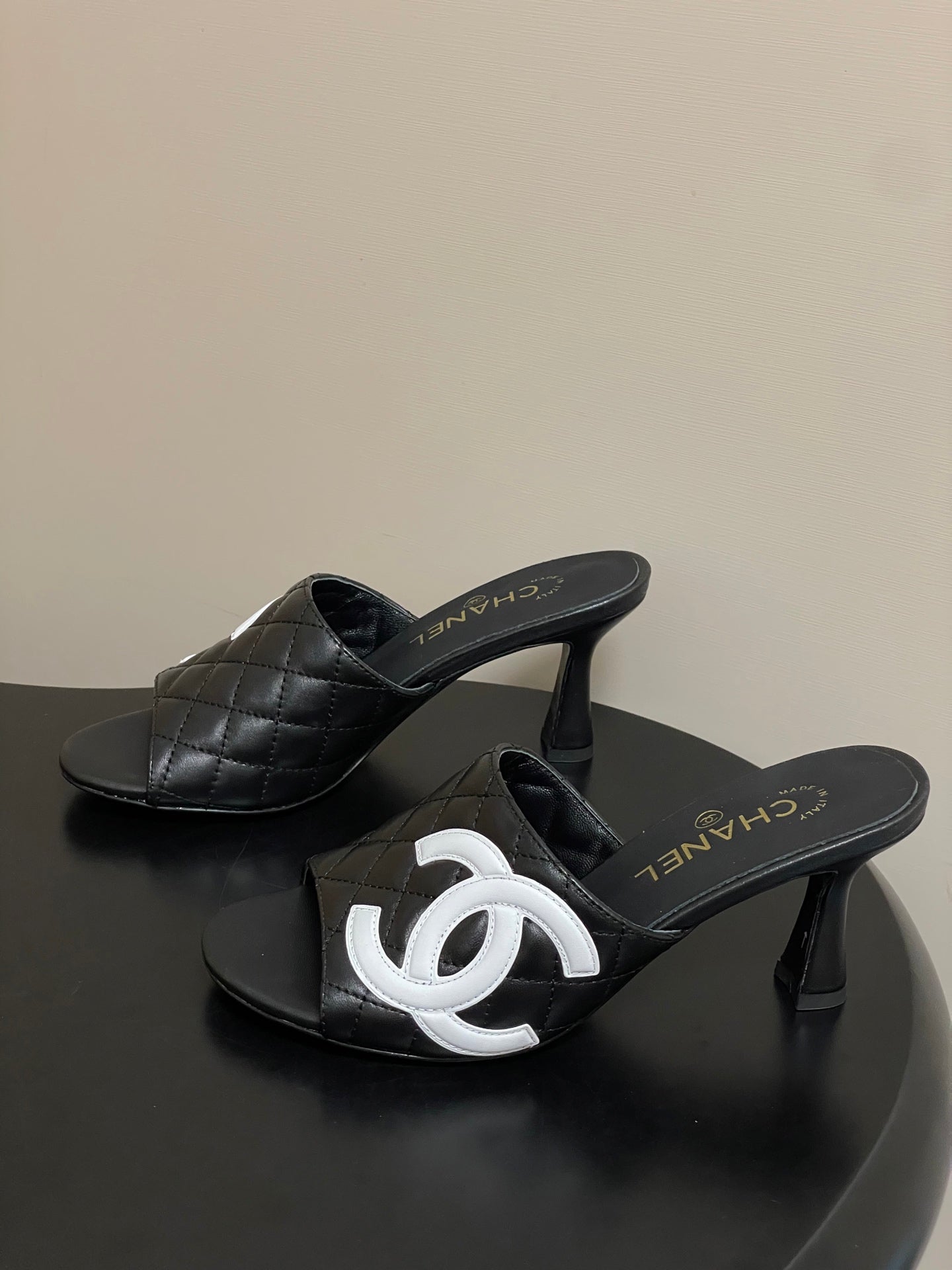 Chanel 2026 High-Heeled Sandals Lambskin Sheepskin 834712