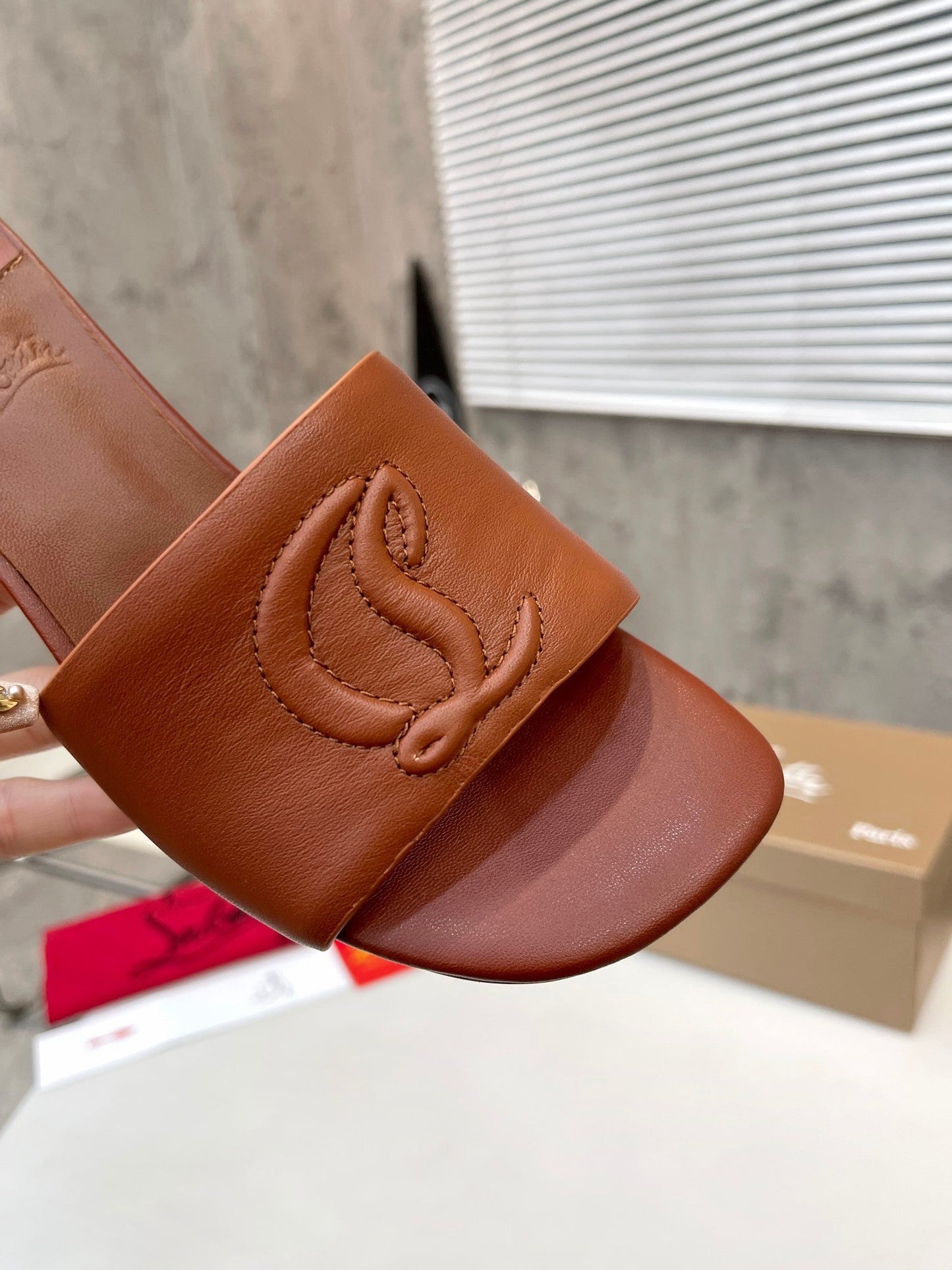 Christian Louboutin 2026 So CL 55mm Mules Leather 780407