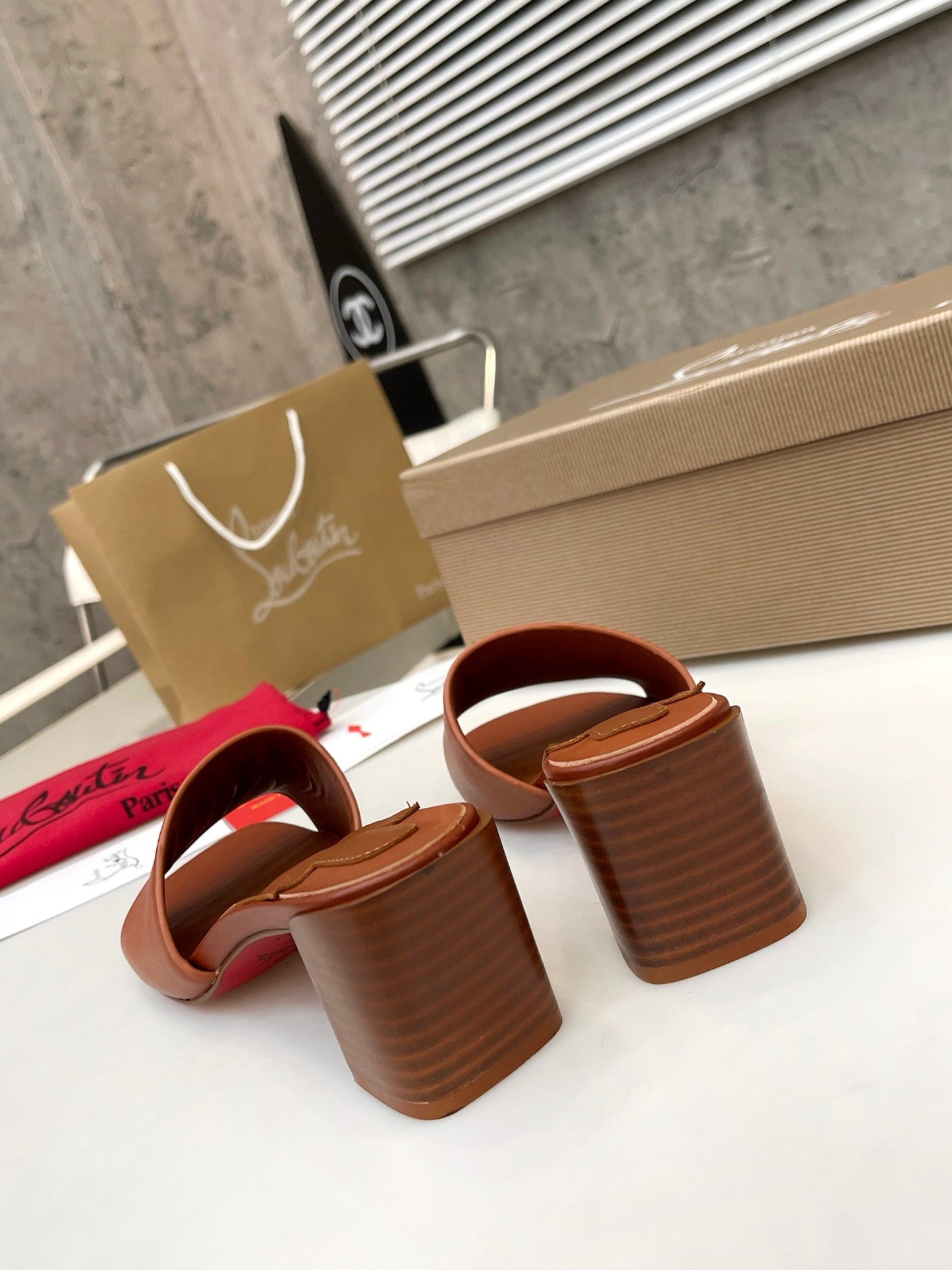 Christian Louboutin 2026 So CL 55mm Mules Leather 780407