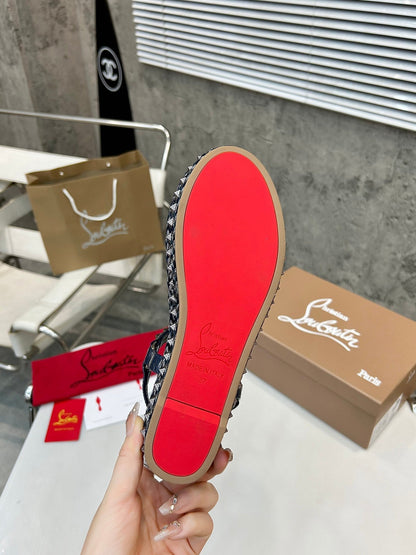 Christian Louboutin 2026 Pyraclou 60mm Wedge Sandals Leather 784246