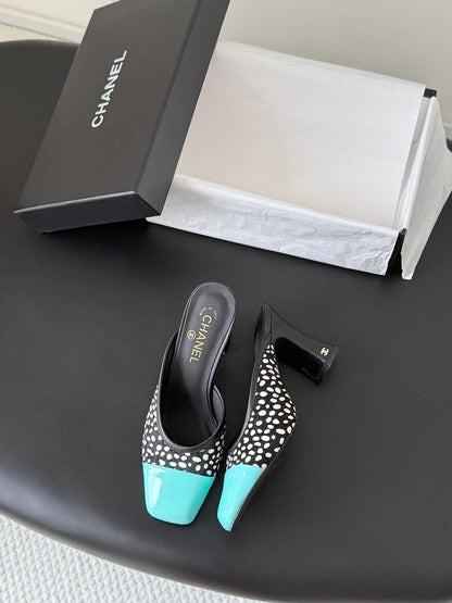 CC 2026 Mary Jane Mule 70 Patent Leather