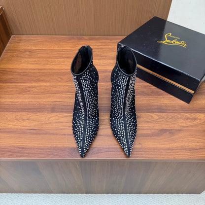 Christian Louboutin 2026 Constella 105mm Mesh Ankle Boot 870870