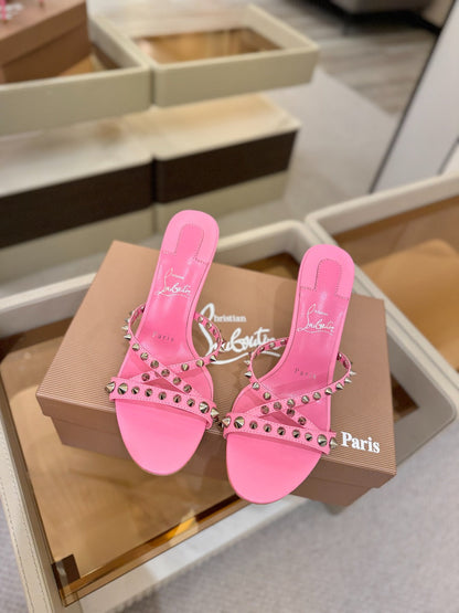 Christian Louboutin Tatoosh Spike 85mm Sandal Patent Leather 880061