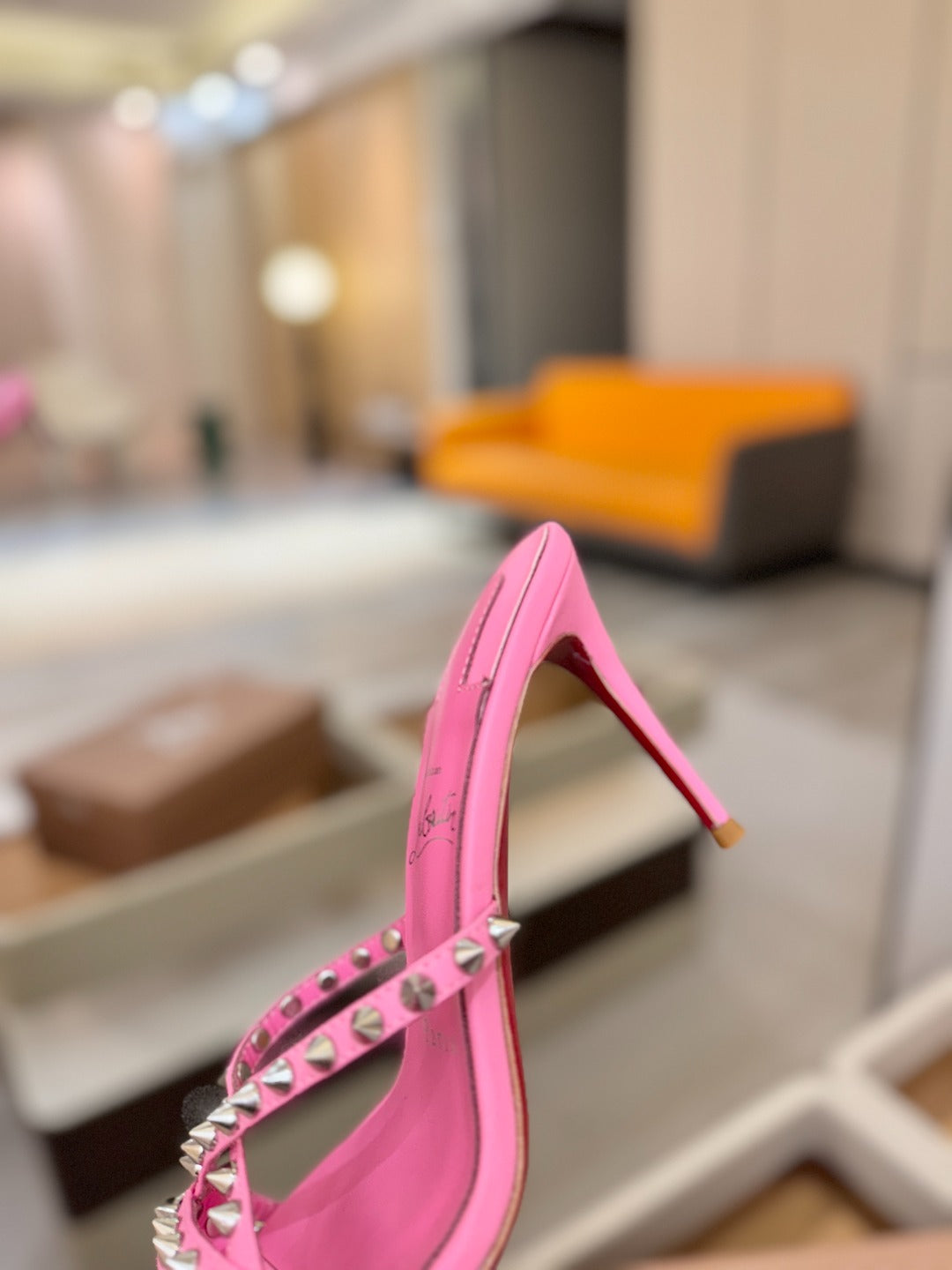 Christian Louboutin Tatoosh Spike 85mm Sandal Patent Leather 880061