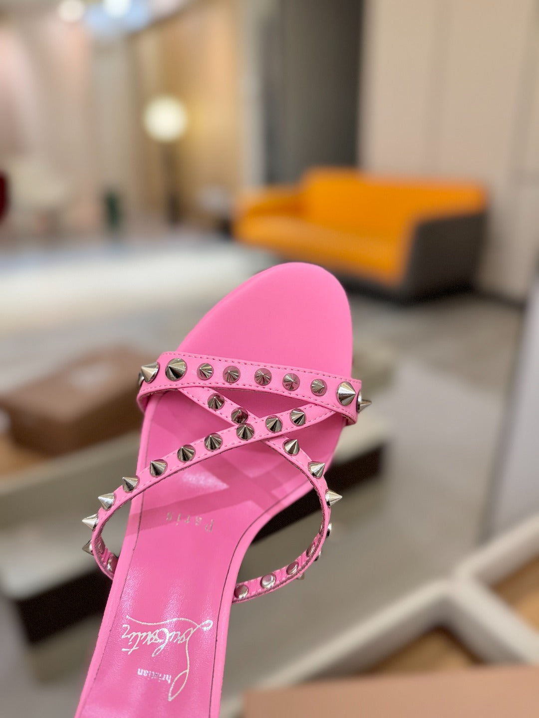 Christian Louboutin Tatoosh Spike 85mm Sandal Patent Leather 880061