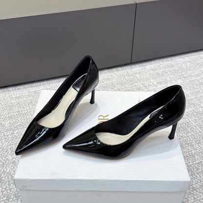 CD 26s High Heels Pump 85 Black Patent Leather 661472