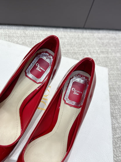 CD 26s High Heels Pump 105 Red Patent Leather 661479