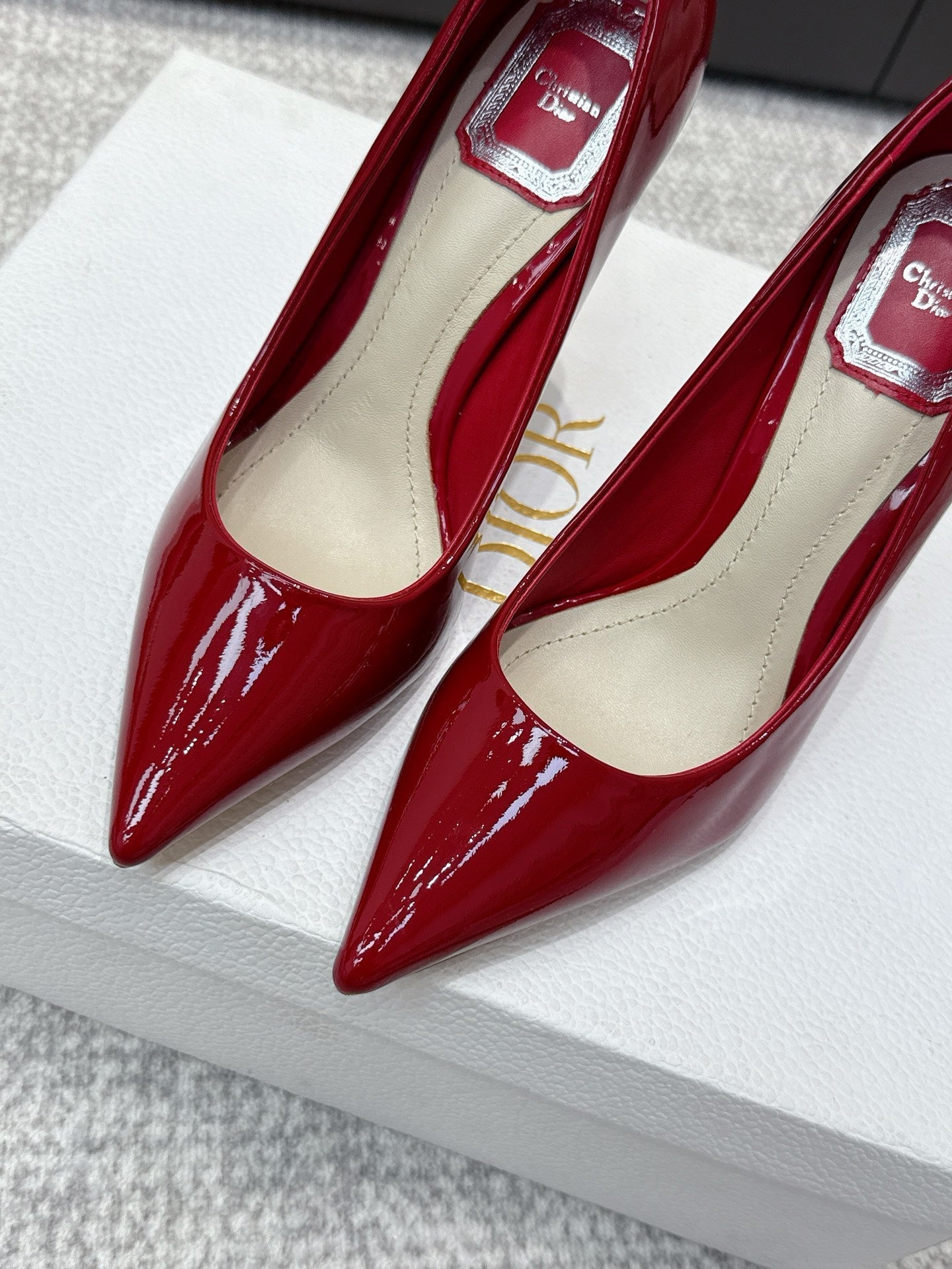 CD 26s High Heels Pump 105 Red Patent Leather 661479