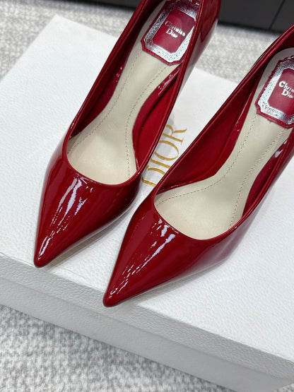 CD 26s High Heels Pump 105 Red Patent Leather 661479