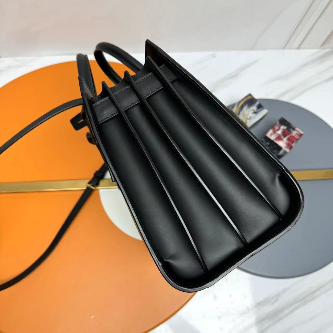 YSL Sac de Jour Baby 32cm Black in Sheepskin 285773