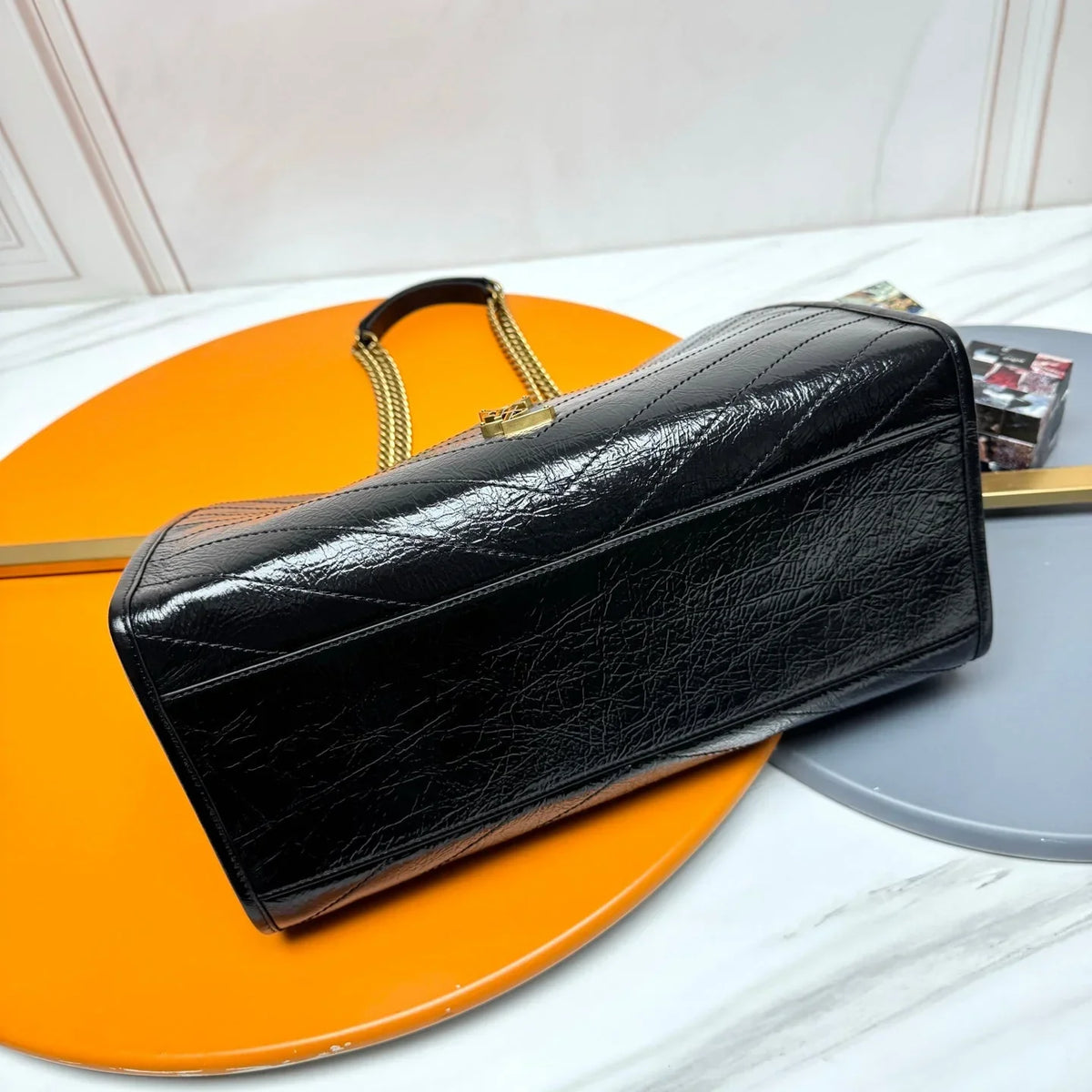 YSL 2026 Niki Large Shopping Bag 33cm And 25cm Calfskin