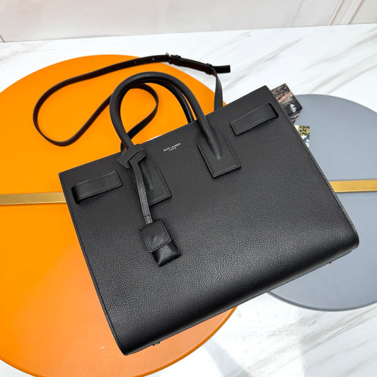 YSL Sac de Jour Baby 32cm Black Cowhide 285779