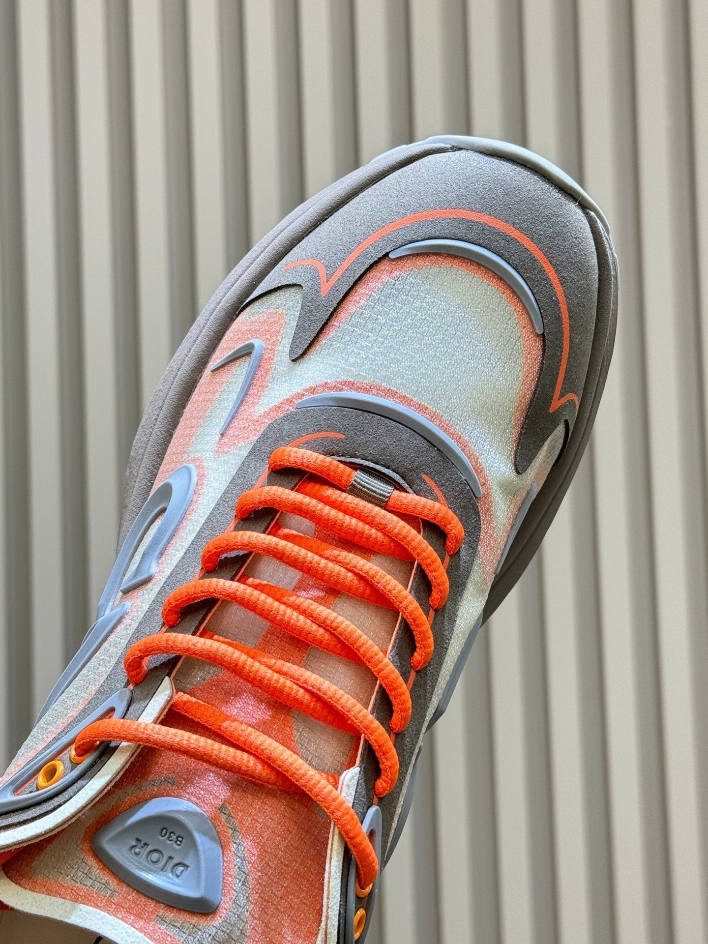 CD 26 B30 Sneaker Orange Silver Gray Mesh TPU 621819