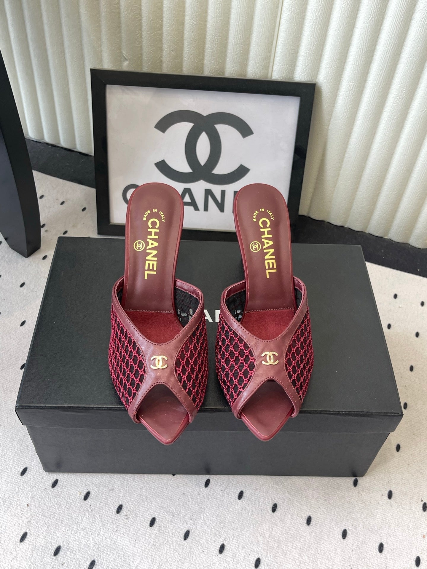 Chanel 2026 Mule Mesh Lambskin