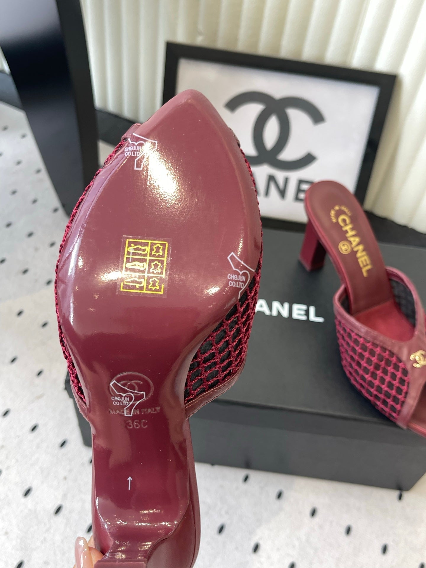 Chanel 2026 Mule Mesh Lambskin