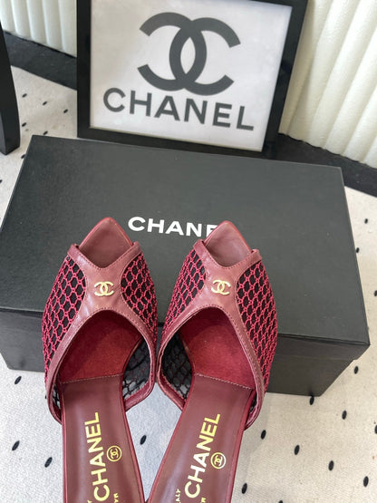 Chanel 2026 Mule Mesh Lambskin