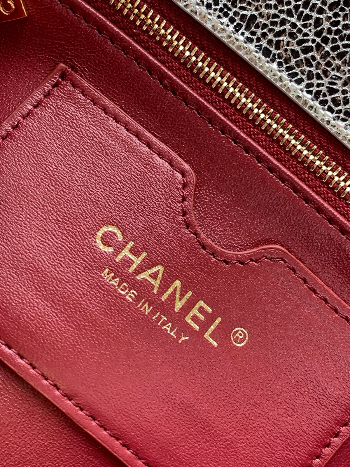 CC 26X Handbag 26cm Metallic Sliver Calfskin