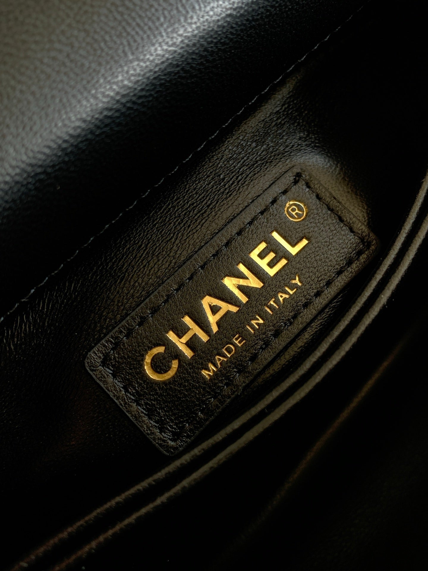 Chanel 2026 Top Handle Bag 19cm Black White Sequin Leather