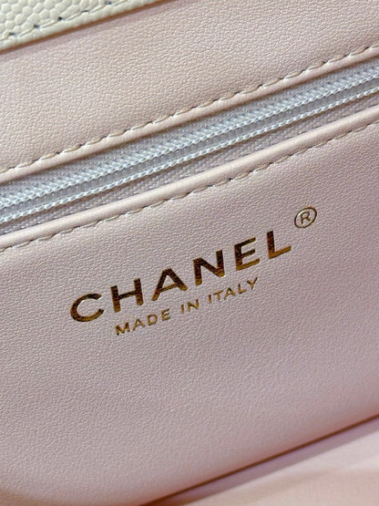 Chanel 26 Shoulder Bag 22cm Pink Caviar Leather 351910