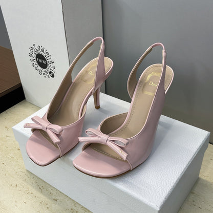 Dior 2026 Bow Heeled Slingback Sandal 607567