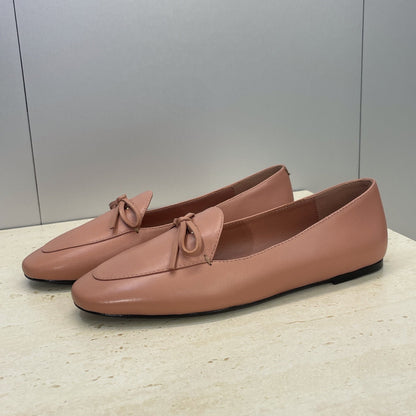 Celine 26 Loafers Dusty Pink Sheepskin 607726