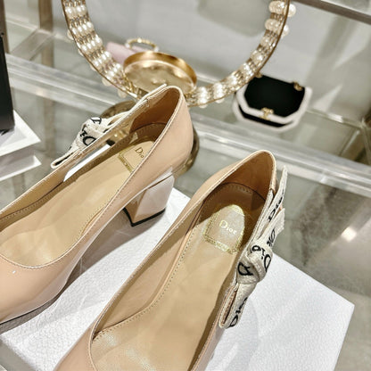 CD 26 Lolita High-Heeled 85 Beige Patent Leather 679733